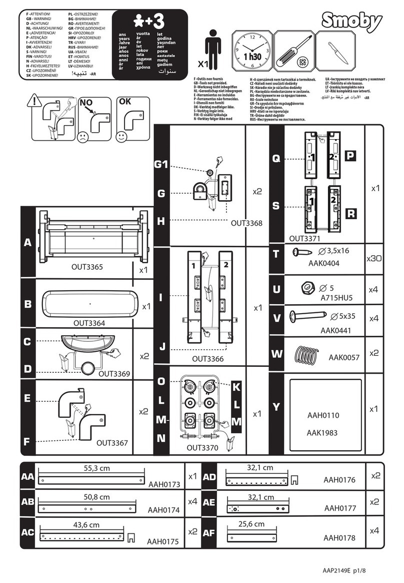 Smoby AAP2149E User manual