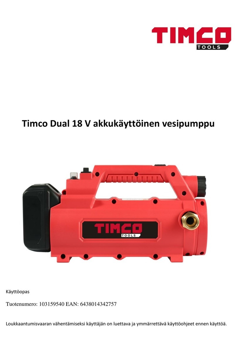 Timco Tools Dual 18V Operation manual Timco Tools Dual 18V Operation manual
