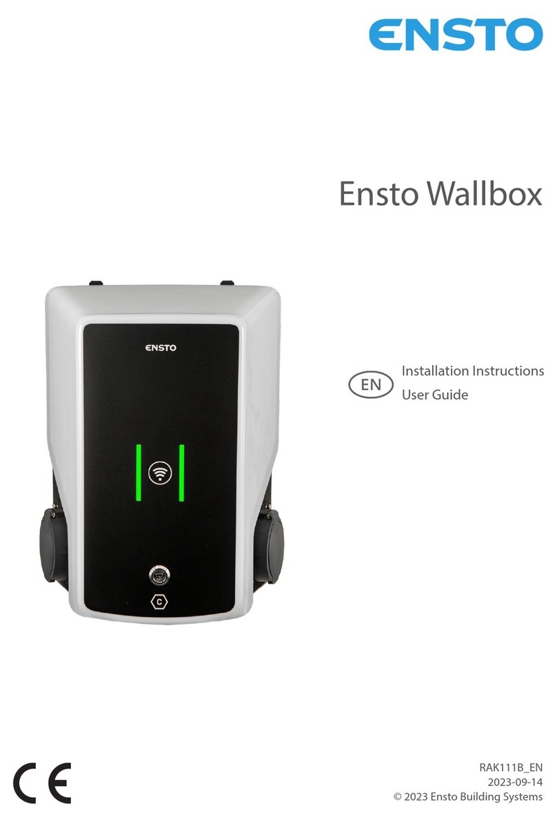 ensto Wallbox installation instructions