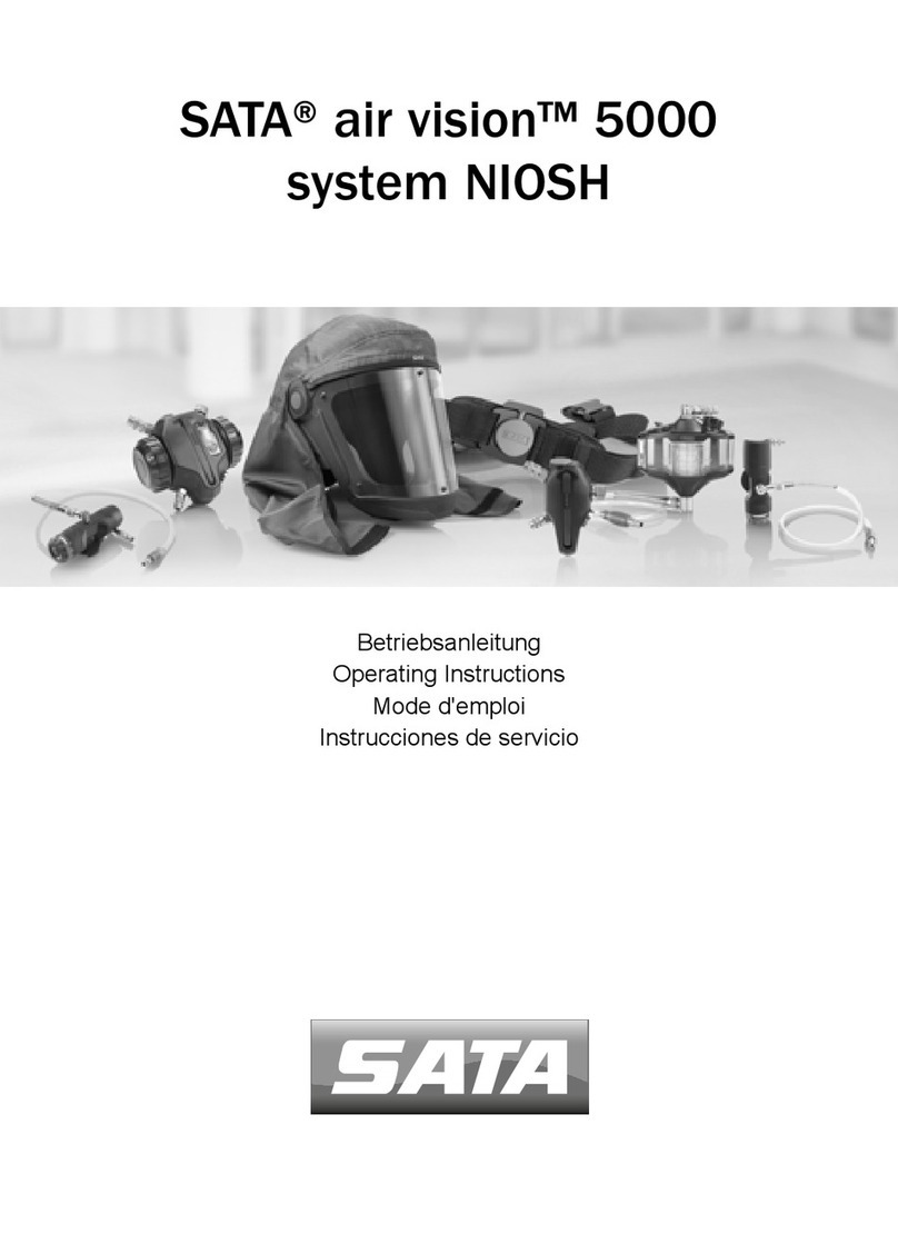 SATA air vision 5000 operating instructions