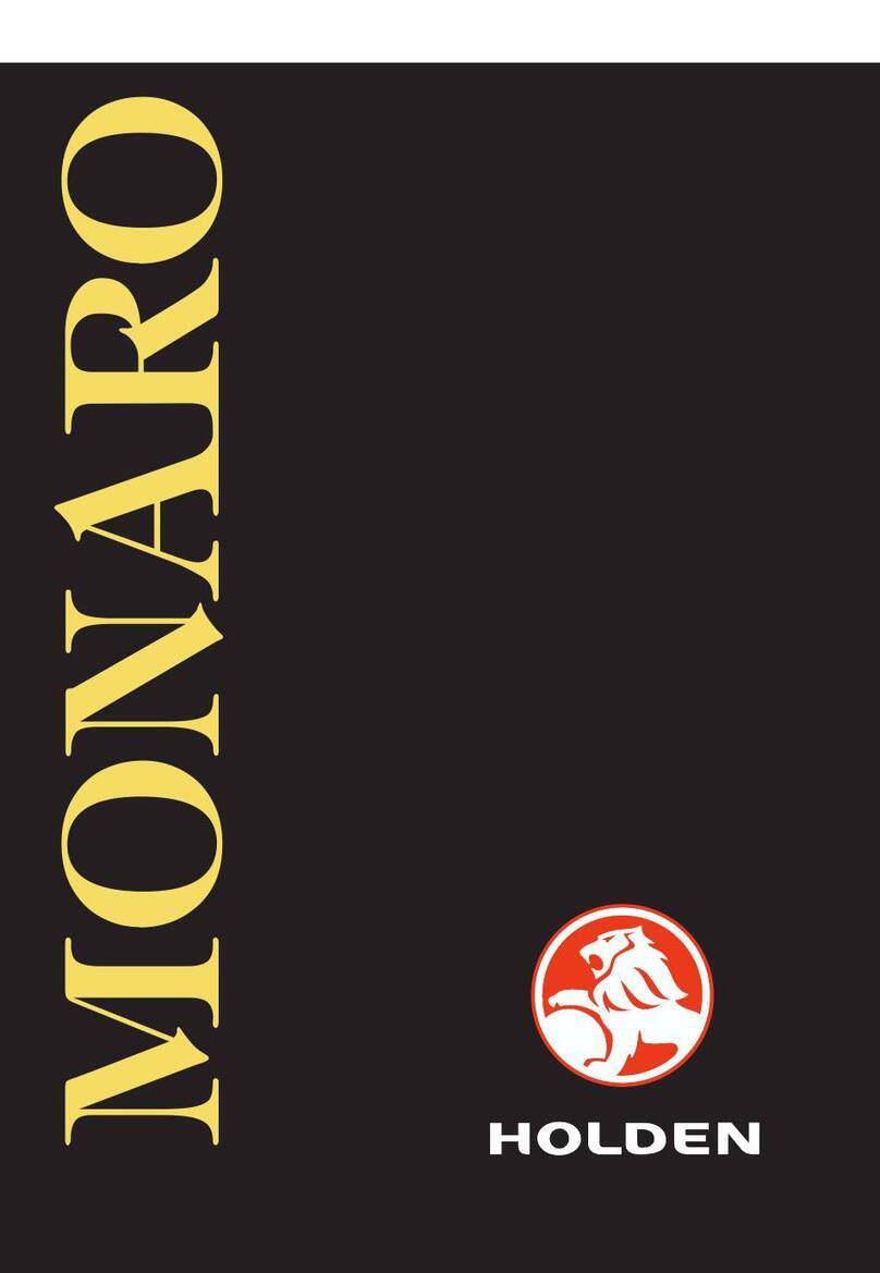 HOLDEN Monaro V2 II 2003 Series User guide