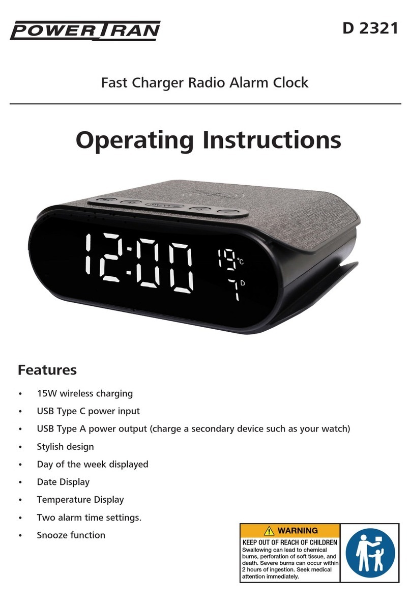 PowerTran D 2321 operating instructions