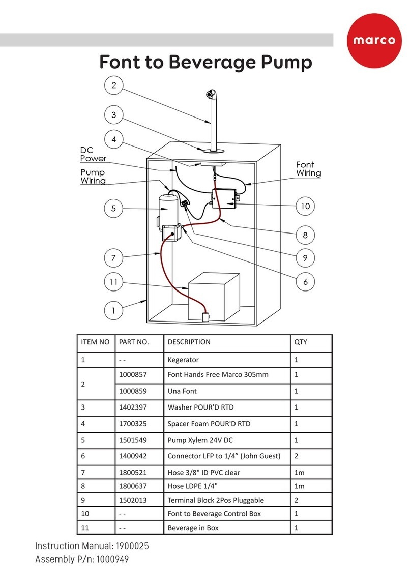Marco POUR'D RTD HANDS-FREE manual