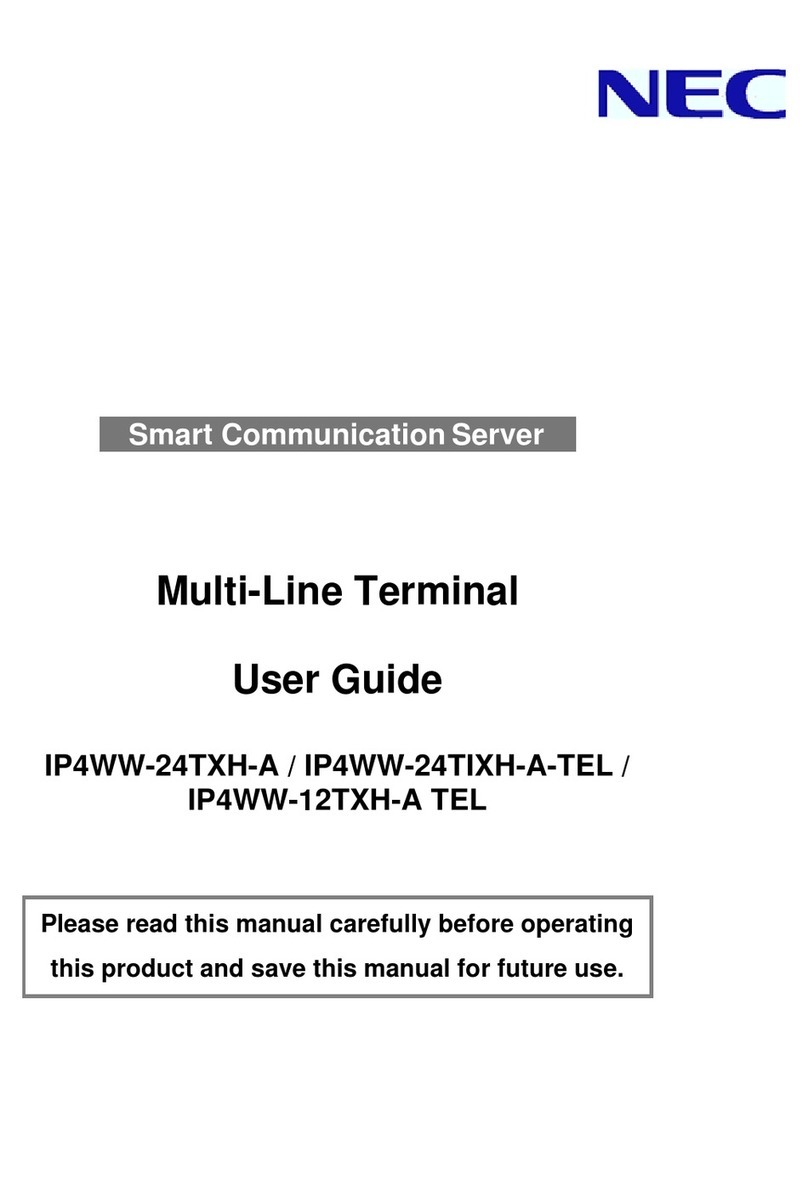 NEC P4WW-24TXH-A User manual NEC P4WW-24TXH-A User manual