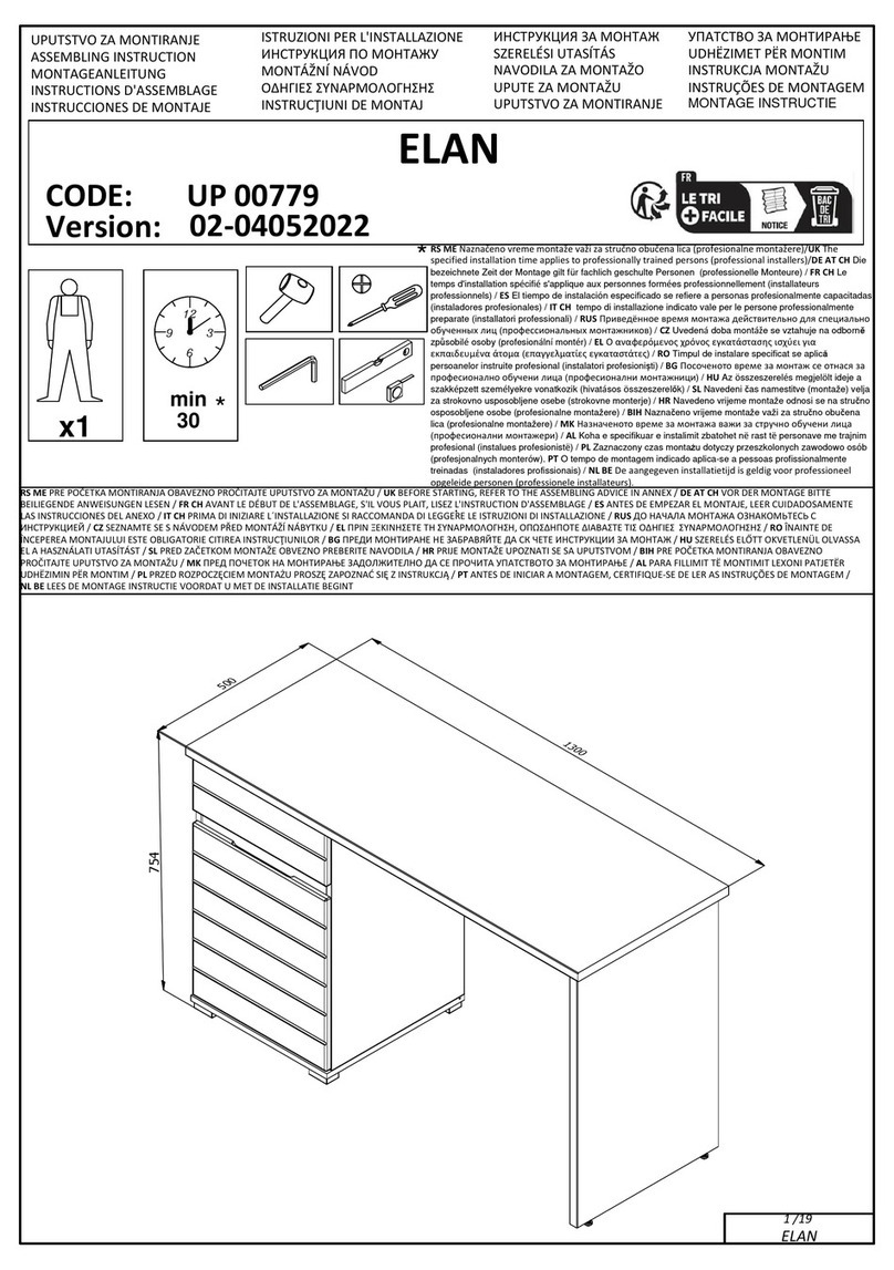Otto ELAN UP 00779 Assembling Instruction Otto ELAN UP 00779 Assembling Instruction
