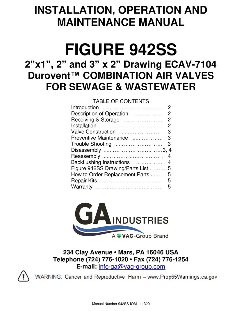 Vag GA 942SS User manual