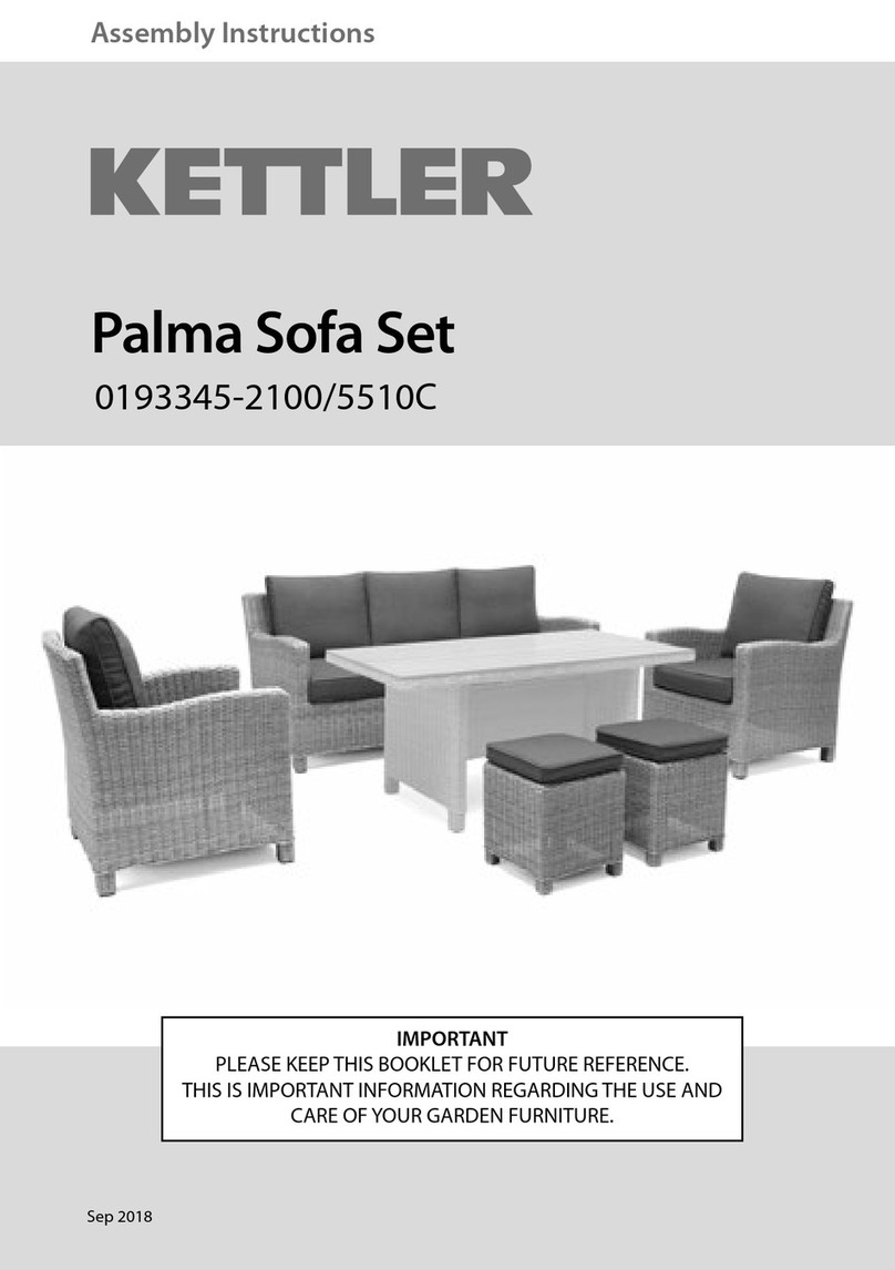Kettler Palma 0193345-2100/5510C Assembly instructions Kettler Palma 0193345-2100/5510C Assembly instructions