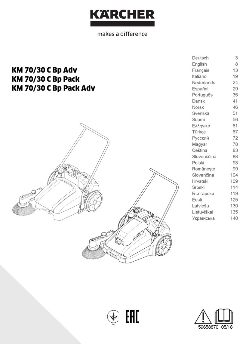 Kärcher KM 70/30 C Bp Adv User manual