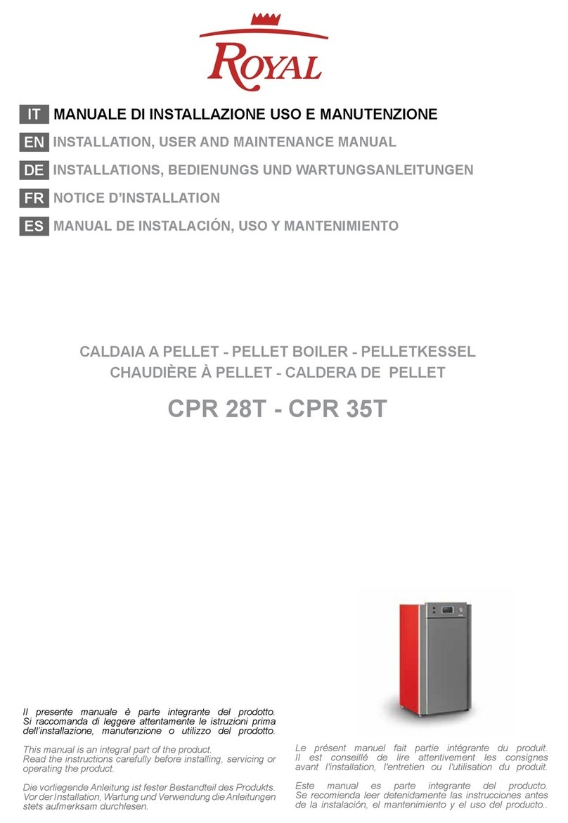 Royal CPR 28T Installation, user and maintenance manual Royal CPR 28T Installation, user and maintenance manual