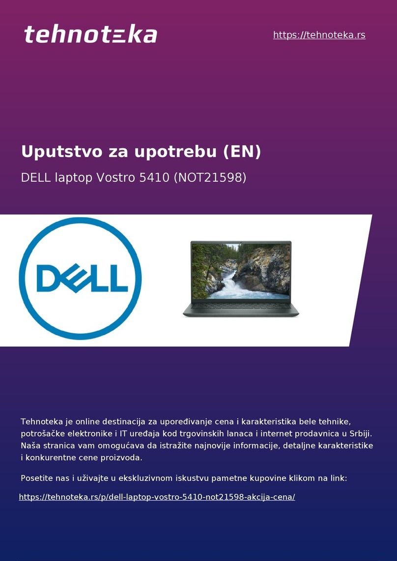 Dell NOT21598 Operation and maintenance manual