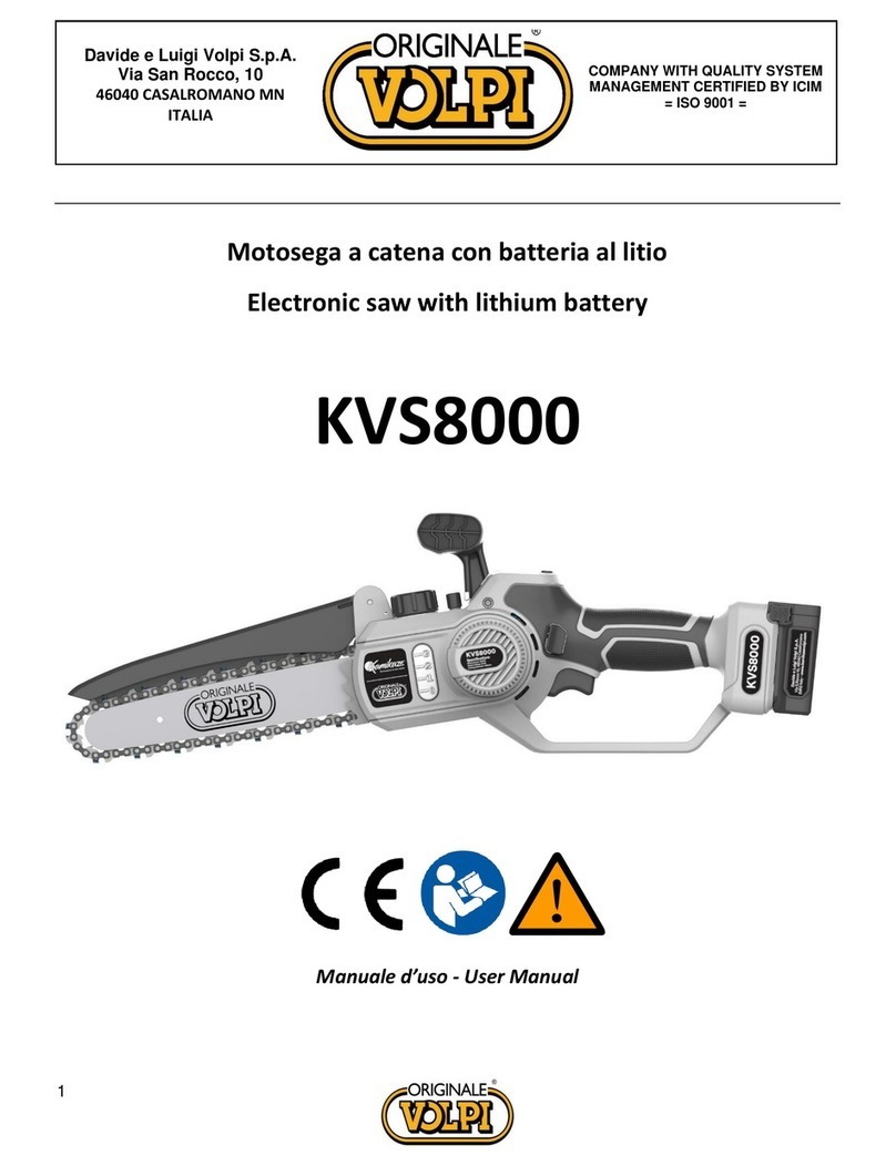 Volpi KVS8000 User manual
