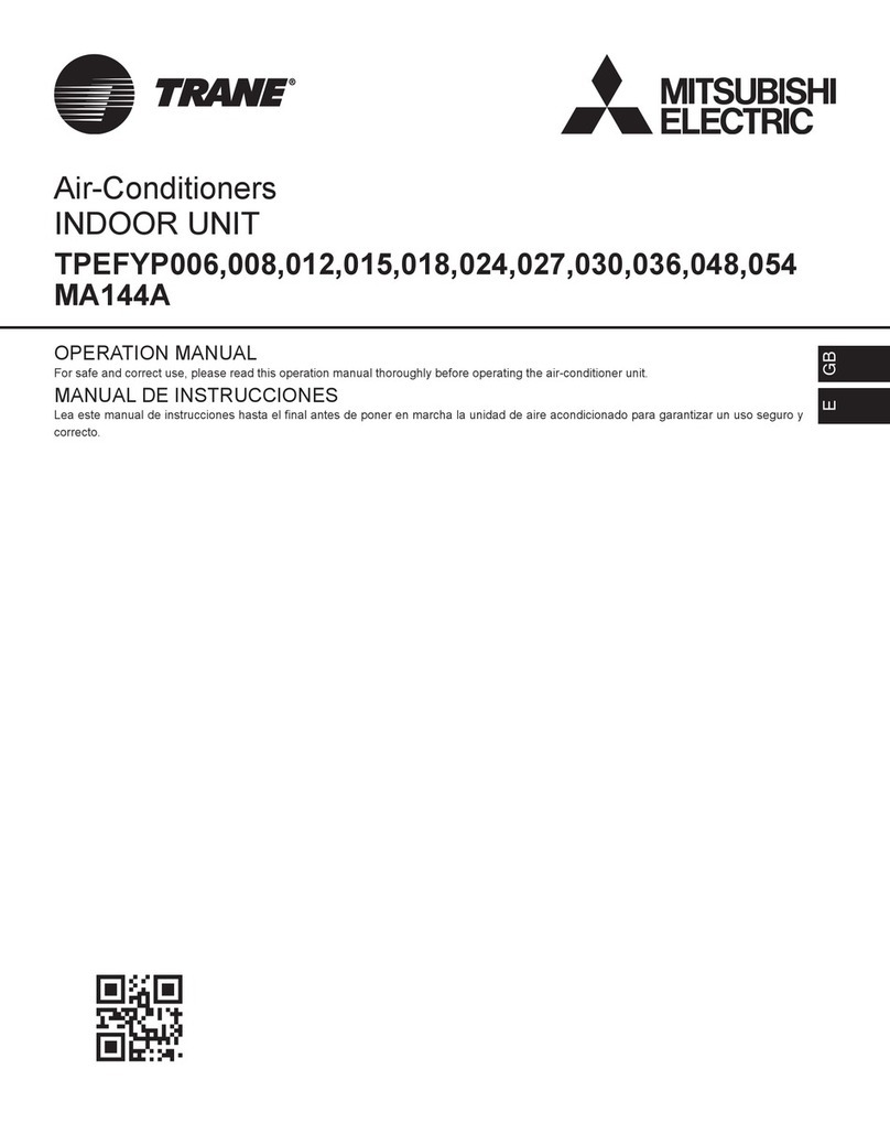 Mitsubishi Electric TRANE TPEFYP MA144A Series User manual