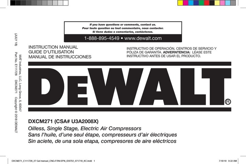 DeWalt U3A2008X User manual