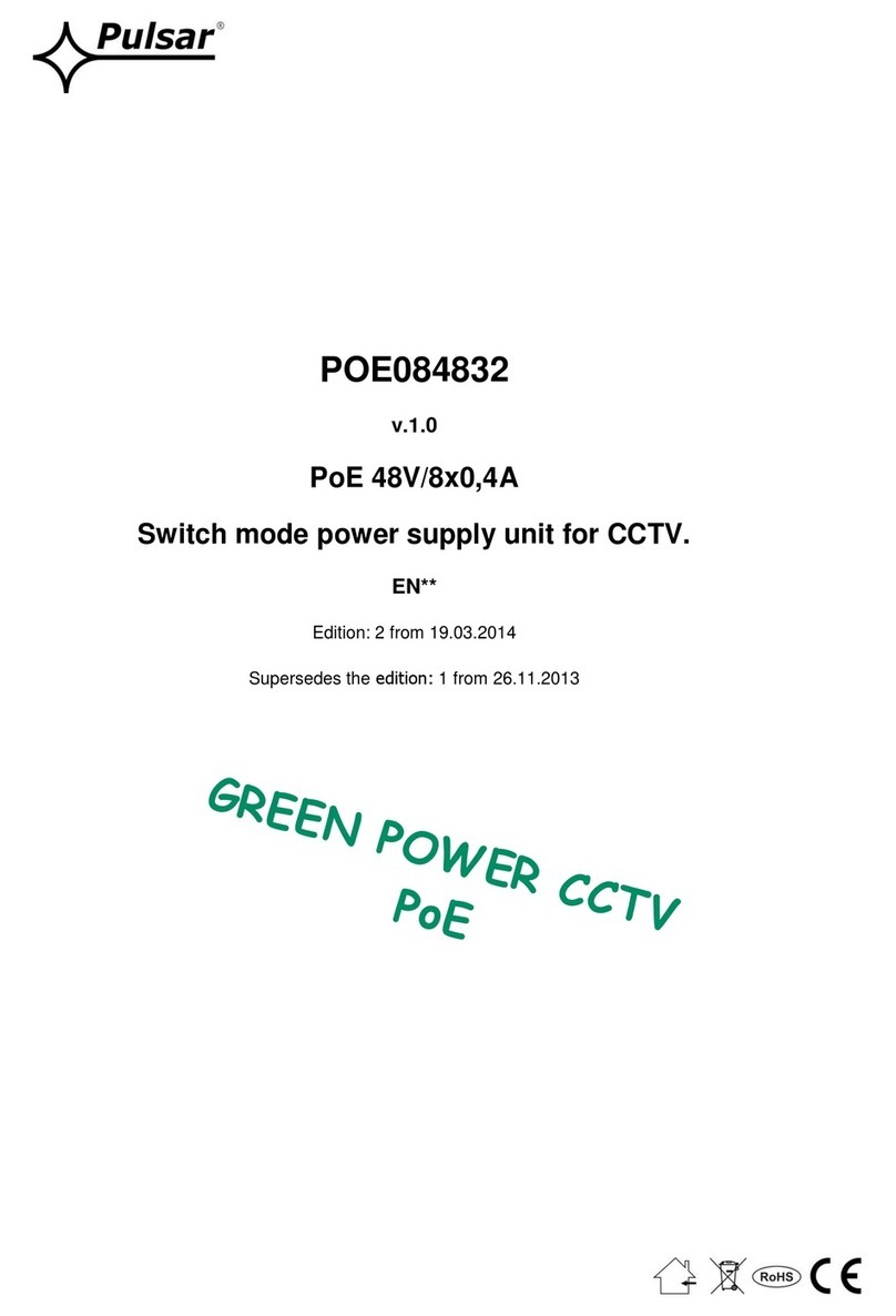 Pulsar POE084832 manual