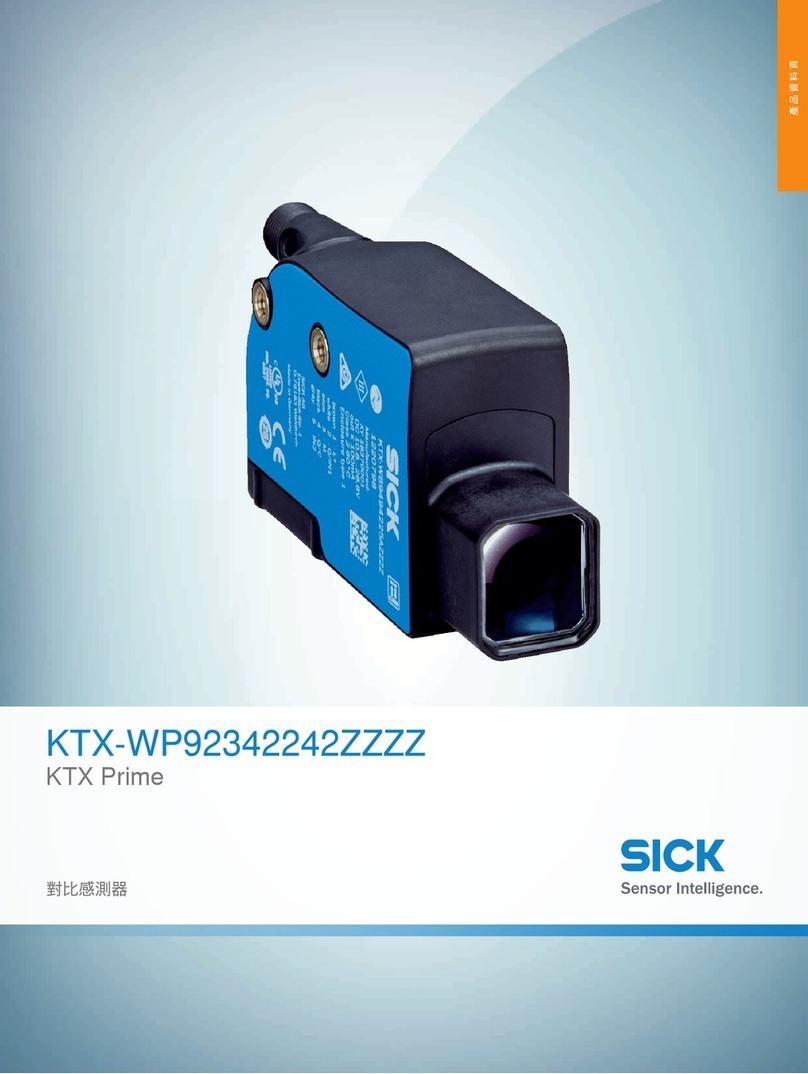 SICK Prime KTX-WP92342242ZZZZ User manual