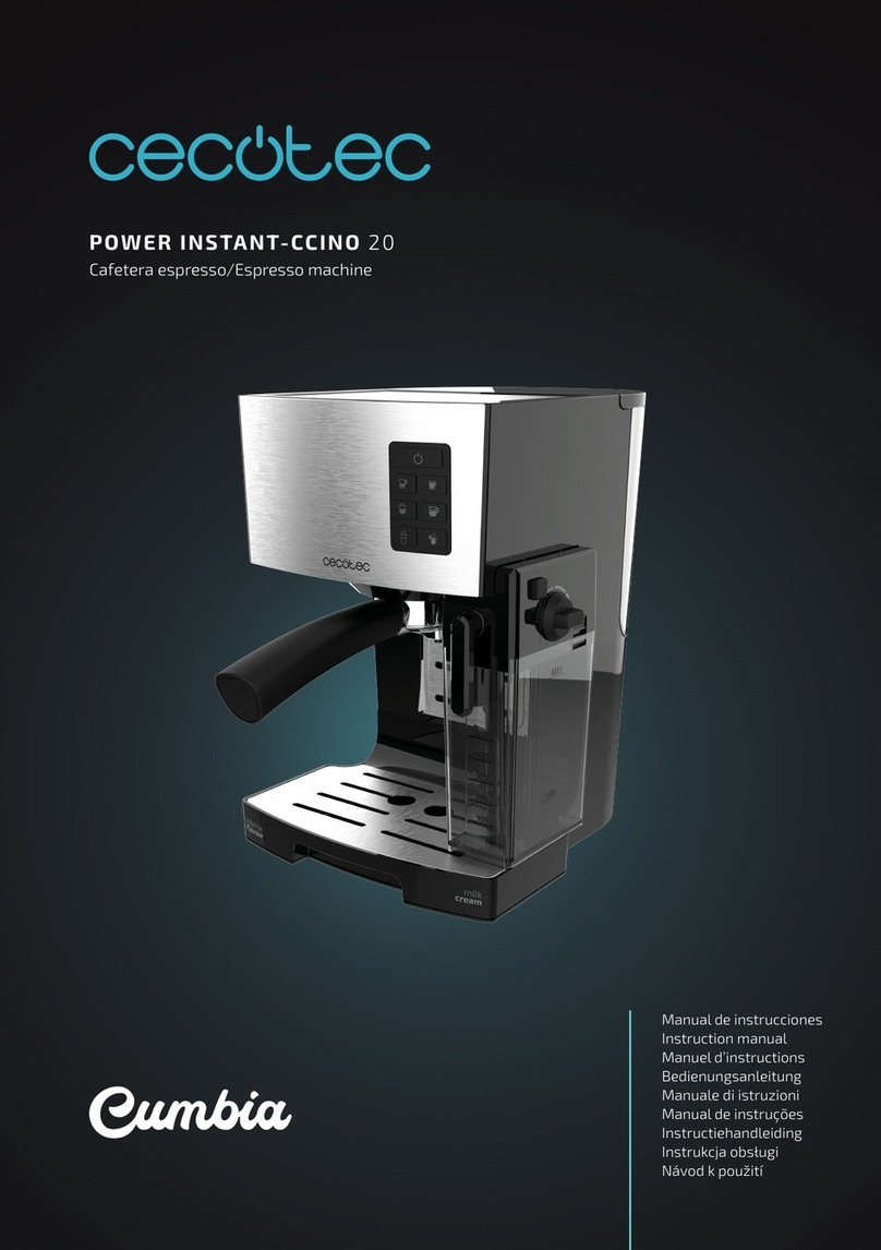 cecotec Power Instant-ccino 20 instruction manual