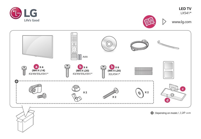LG 55LX541 Series User manual