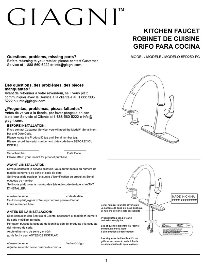 Giagni PD250-PC User manual