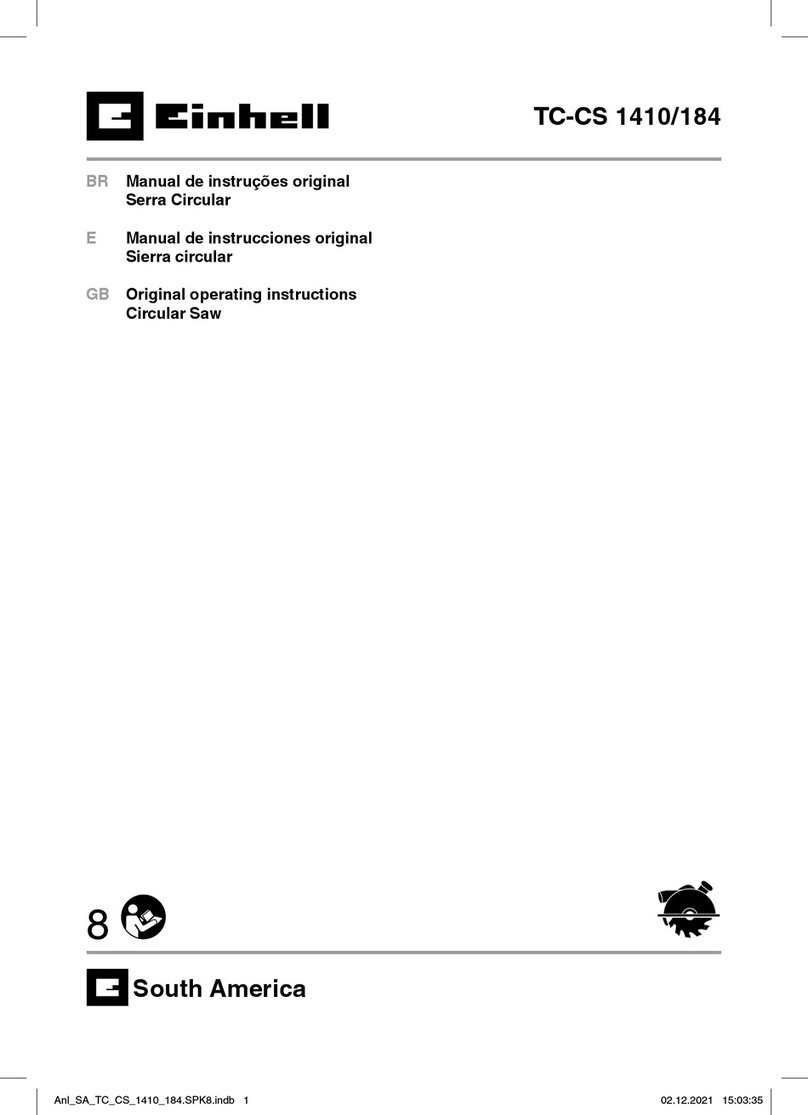 EINHELL TC-CS 1410/184 User manual