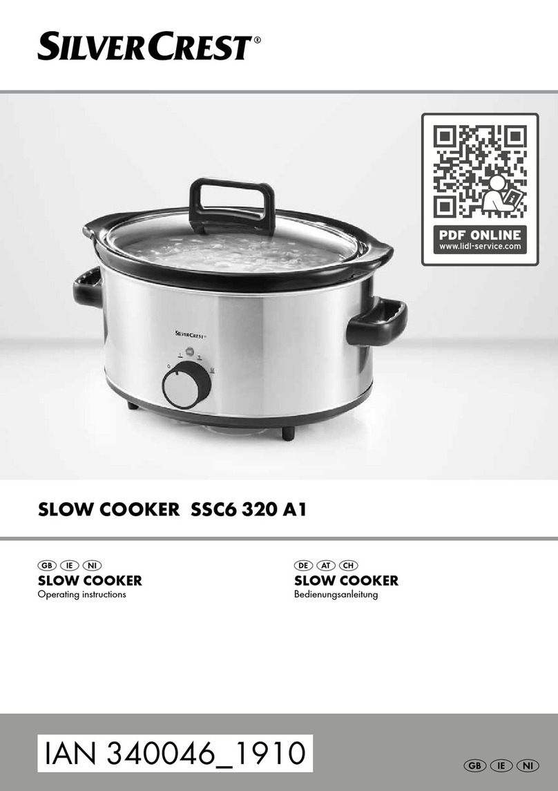 Silvercrest 340046 1910 operating instructions