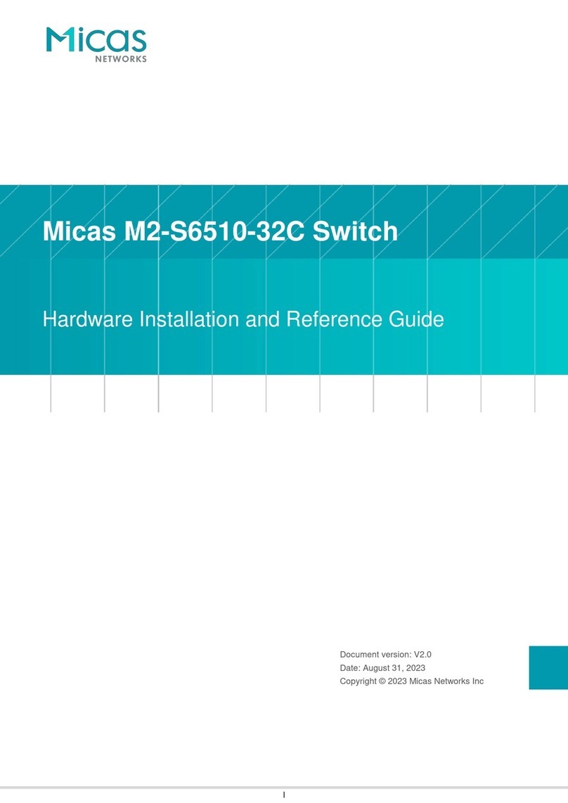 Micas M2-S6510-32C Hardware  installation and reference guide