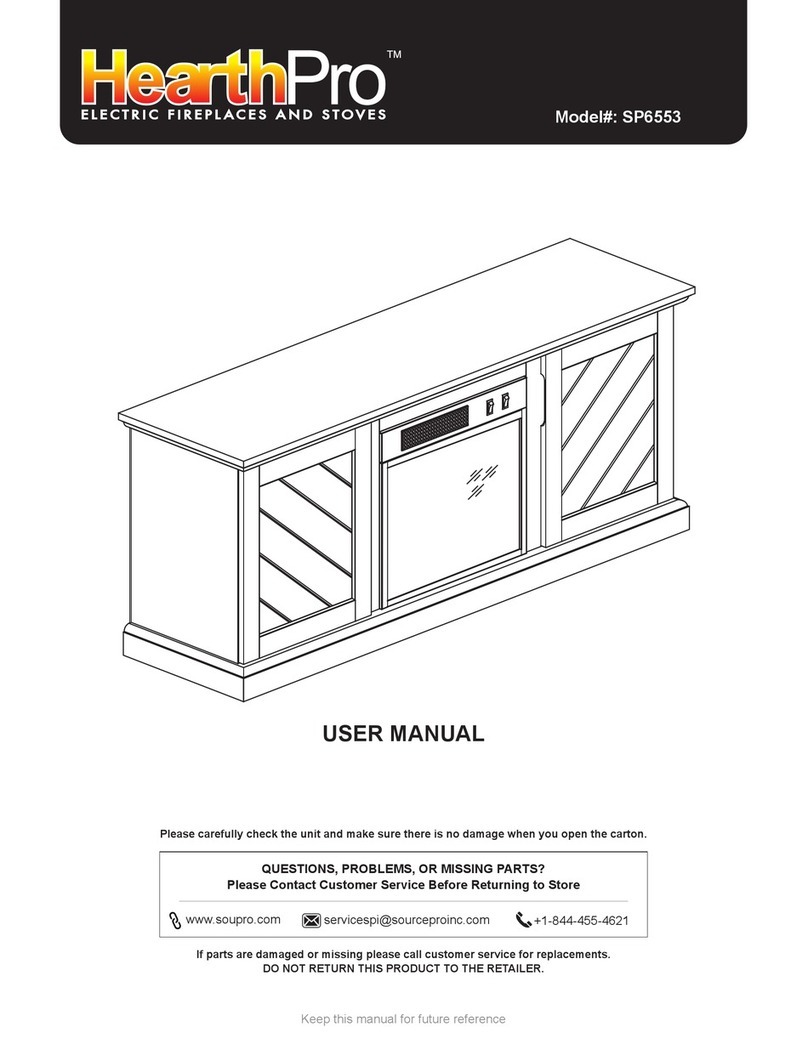 HearthPro SP6553 user manual