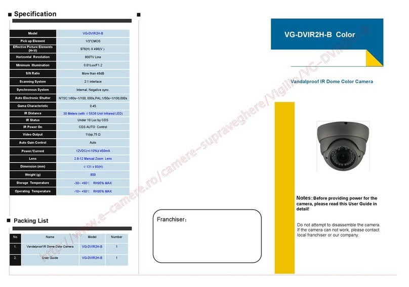 Vigilio VG-DVIR2H-B User manual