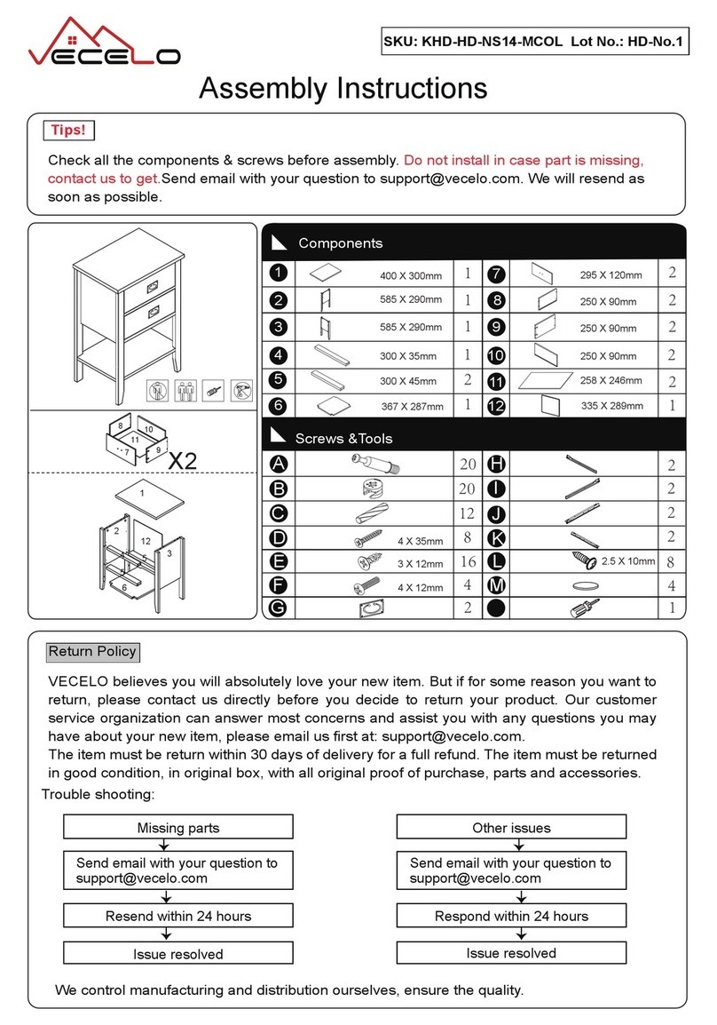 VECELO KHD-HD-NS14-MCOL User manual