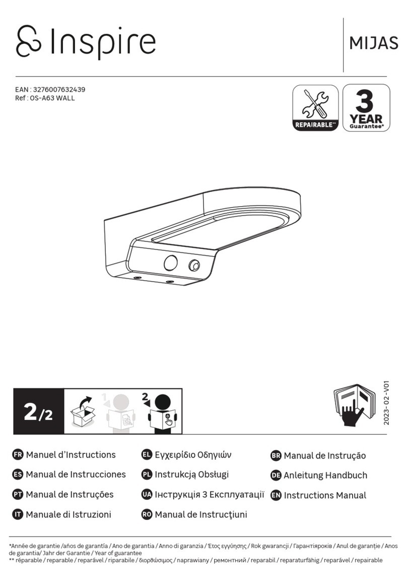 Inspire MIJAS OS-A63 WALL User manual Inspire MIJAS OS-A63 WALL User manual