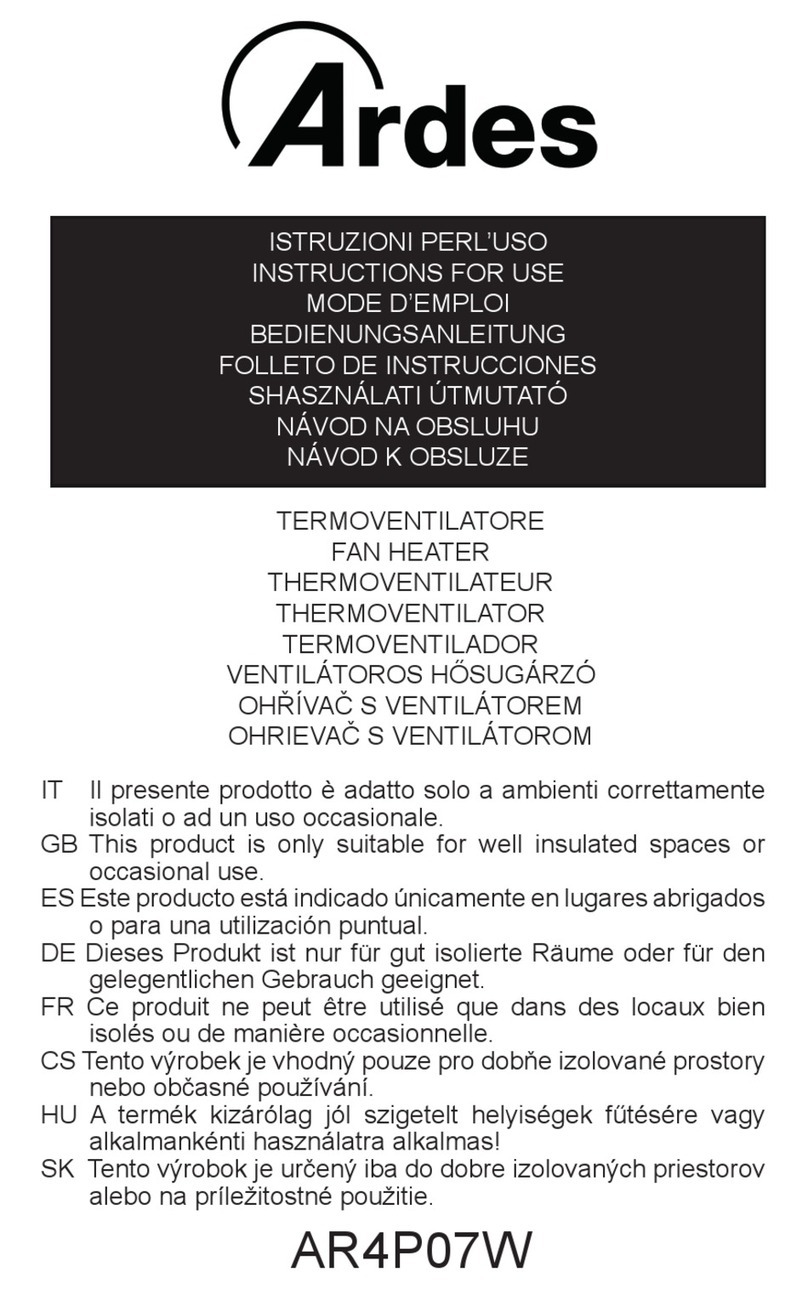 ARDES AR4P07W Instructions for use
