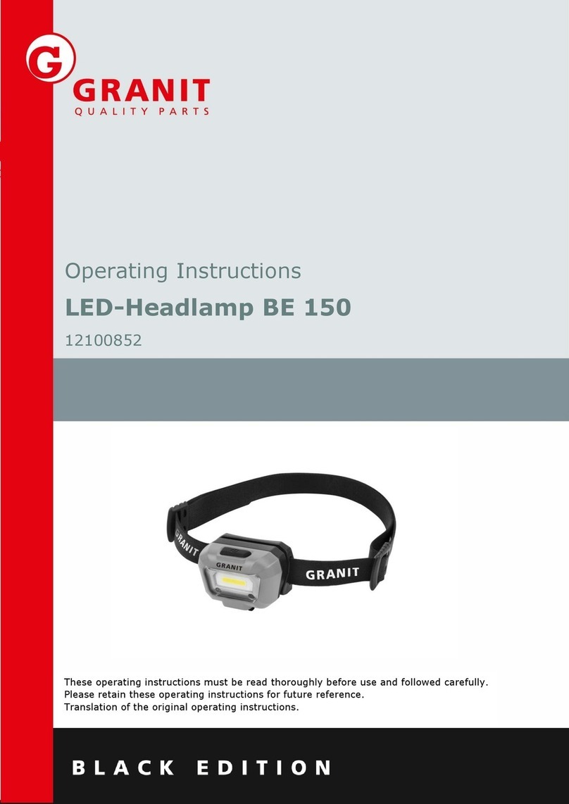 Granit BE 150 User manual