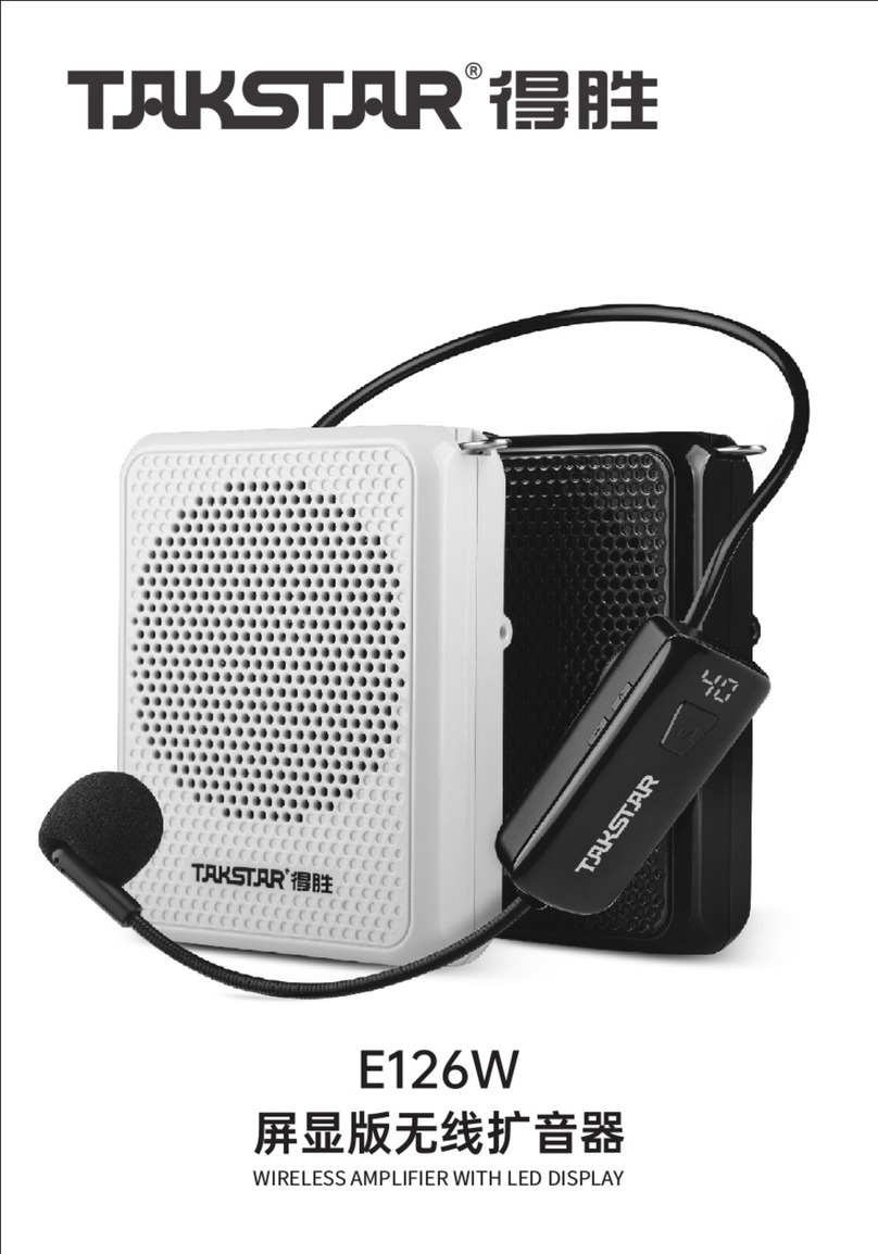 Takstar E126W User manual