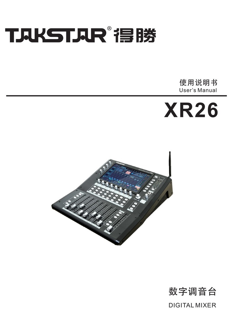 Takstar XR26 User manual