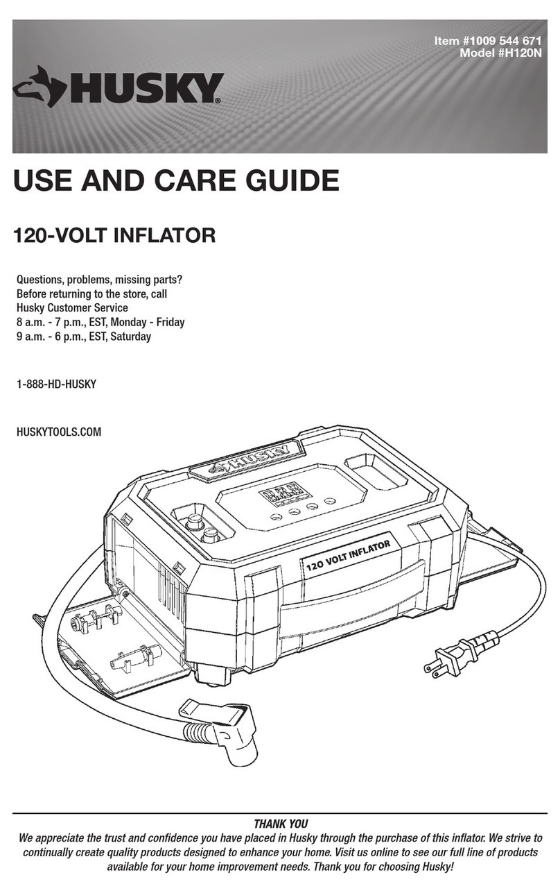 Husky H120N Use and care guide