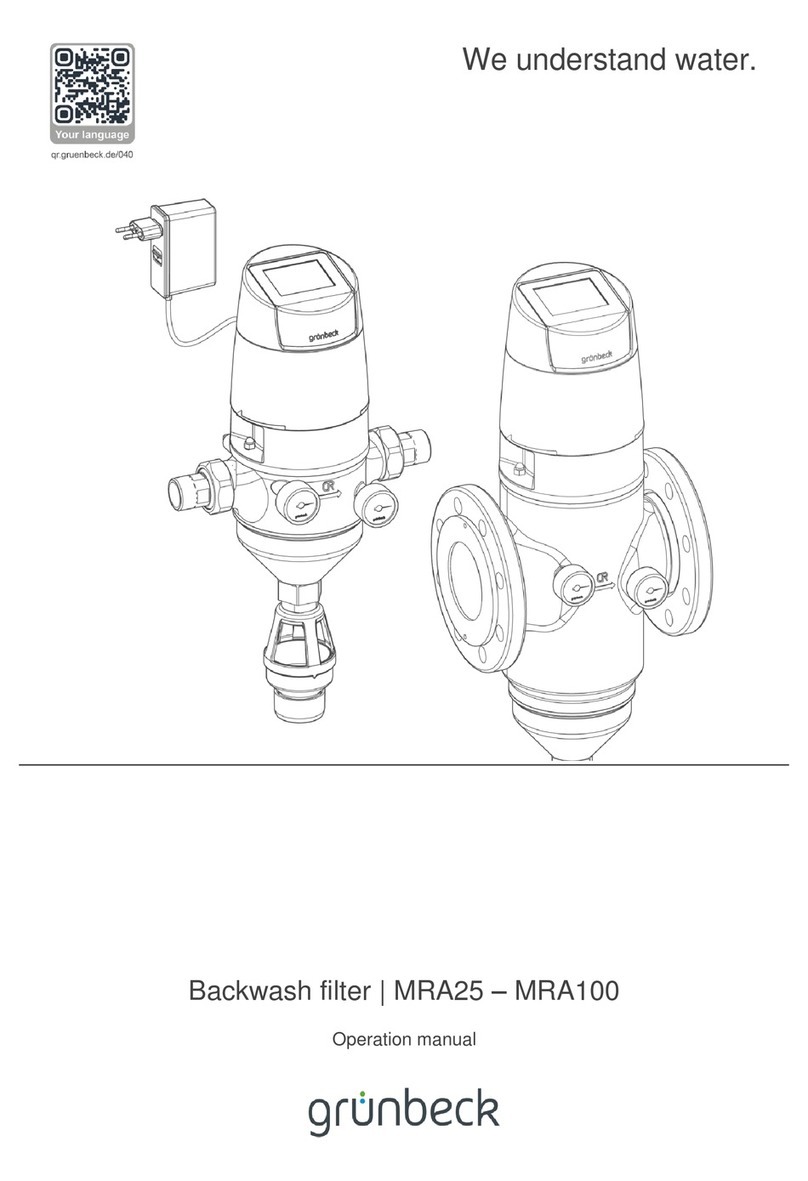 Grunbeck MRA25 Operation manual Grunbeck MRA25 Operation manual