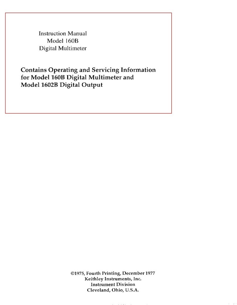 Keithley 160B instruction manual