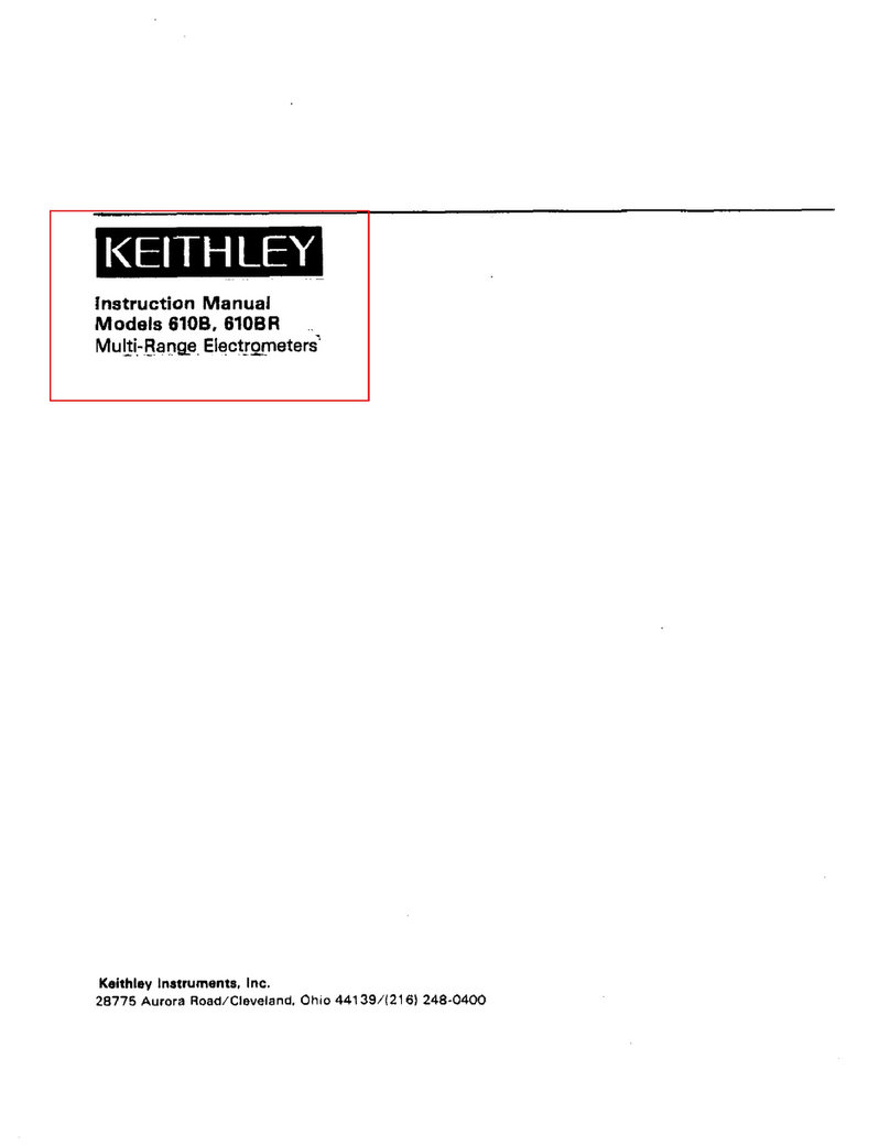 Keithley 610B instruction manual