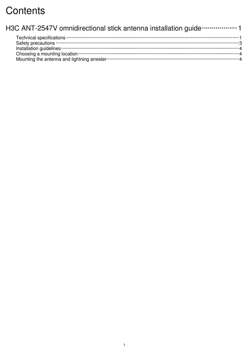 H3C ANT-2547V User manual H3C ANT-2547V User manual