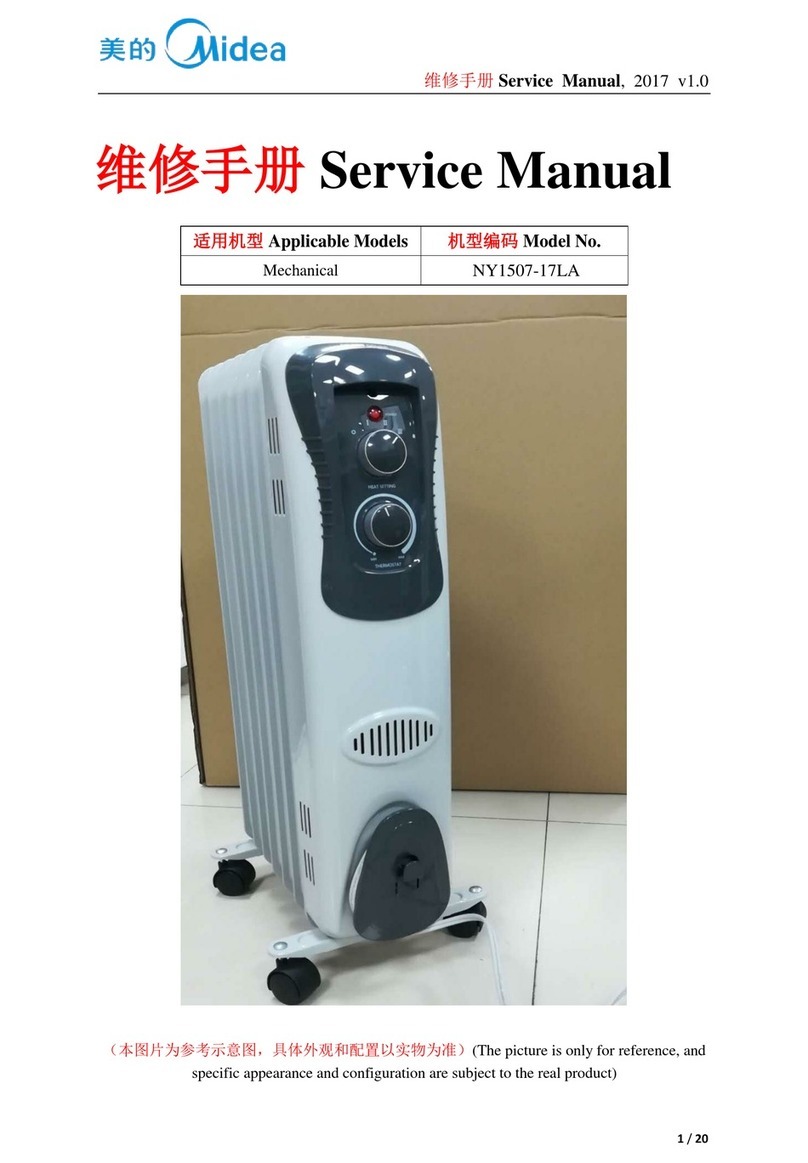 Midea NY1507-17LA Service manual