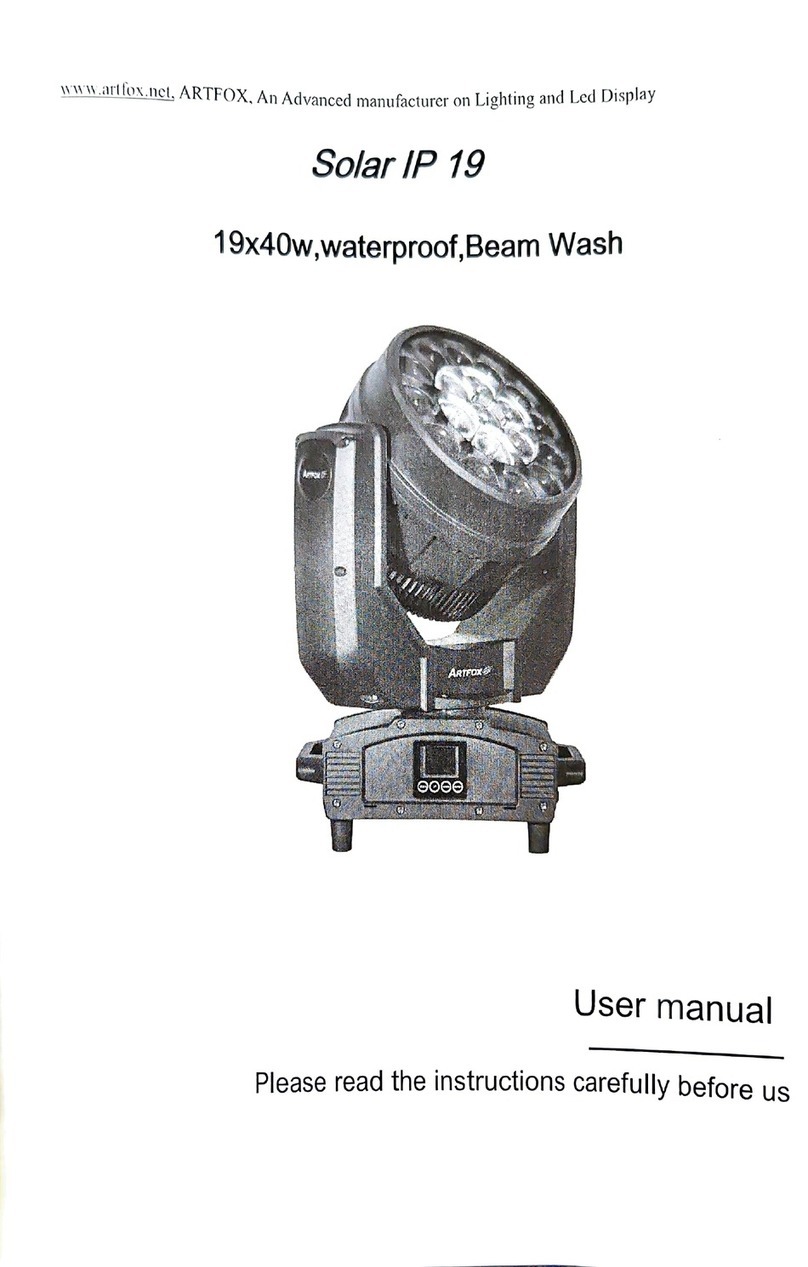 ArtFox Solar IP 19 user manual