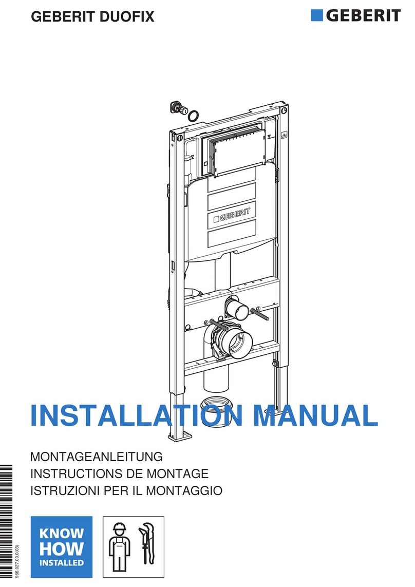 Geberit Duofix installation manual Geberit Duofix installation manual