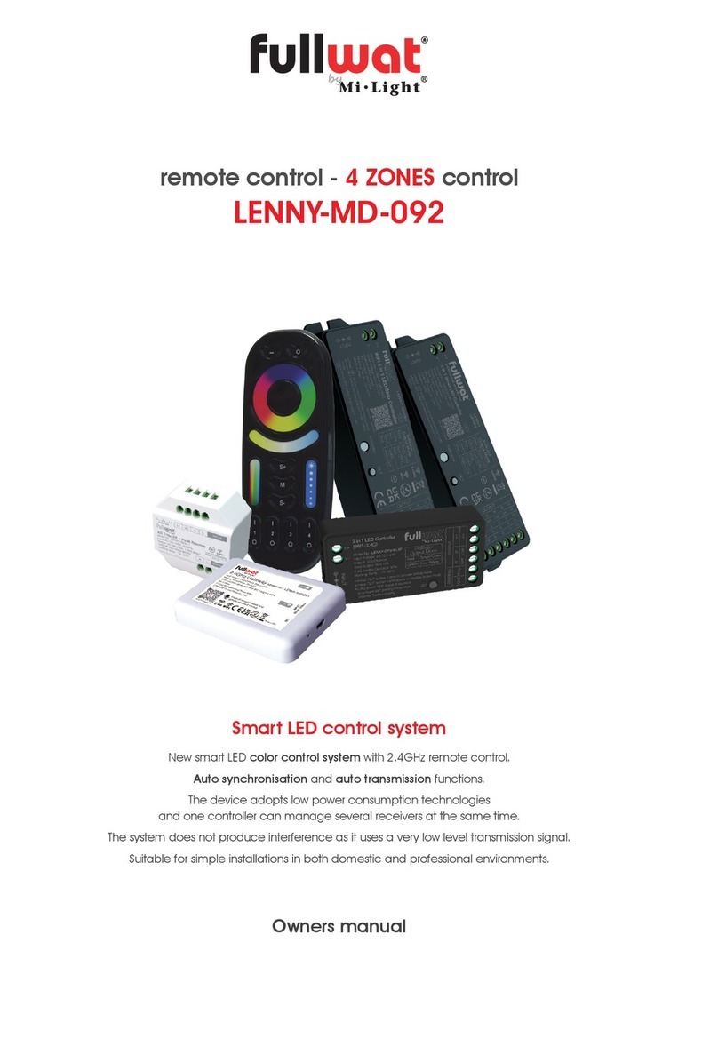 Mi-Light fullwat LENNY-MD-092 owner's manual