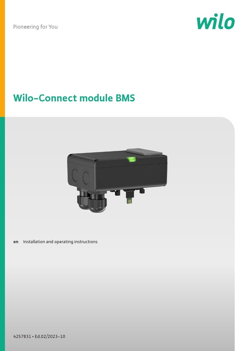 Wilo BM-S Installation and operating instructions