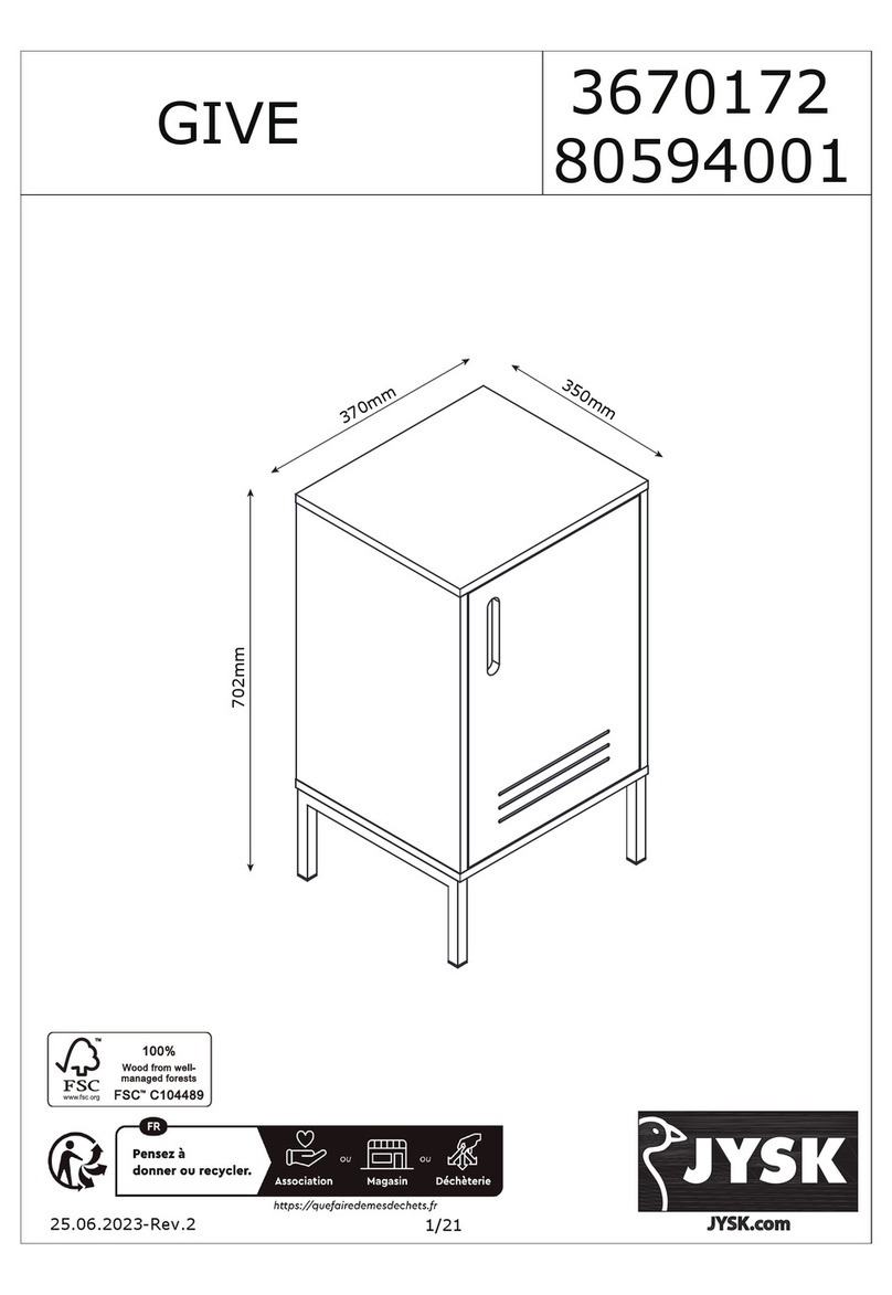 Jysk GIVE 3699035 User manual