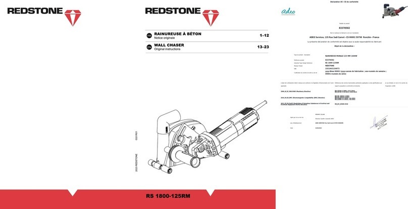 Red Stone RS 1800-125RM Original instructions