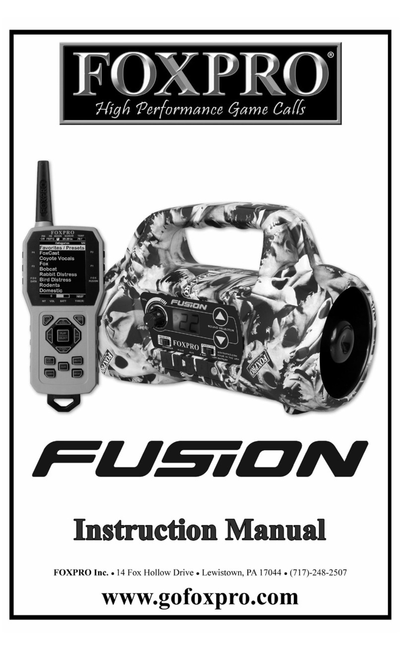 Foxpro FUSION User manual