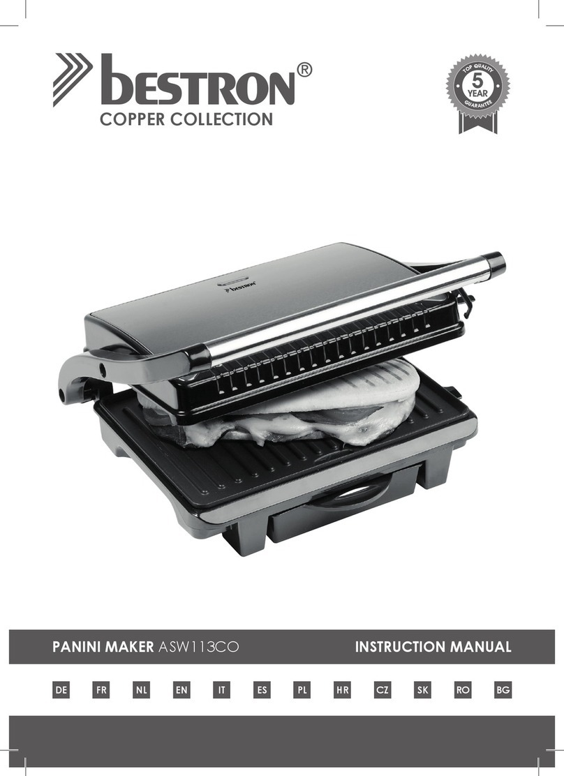 Bestron Copper ASW113CO User manual