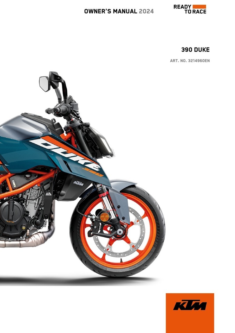 KTM 390 DUKE 2024 User manual