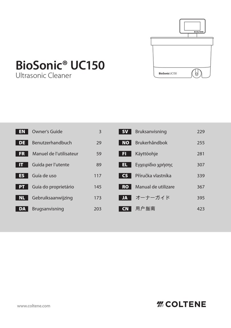 Coltene BioSonic UC150 User manual