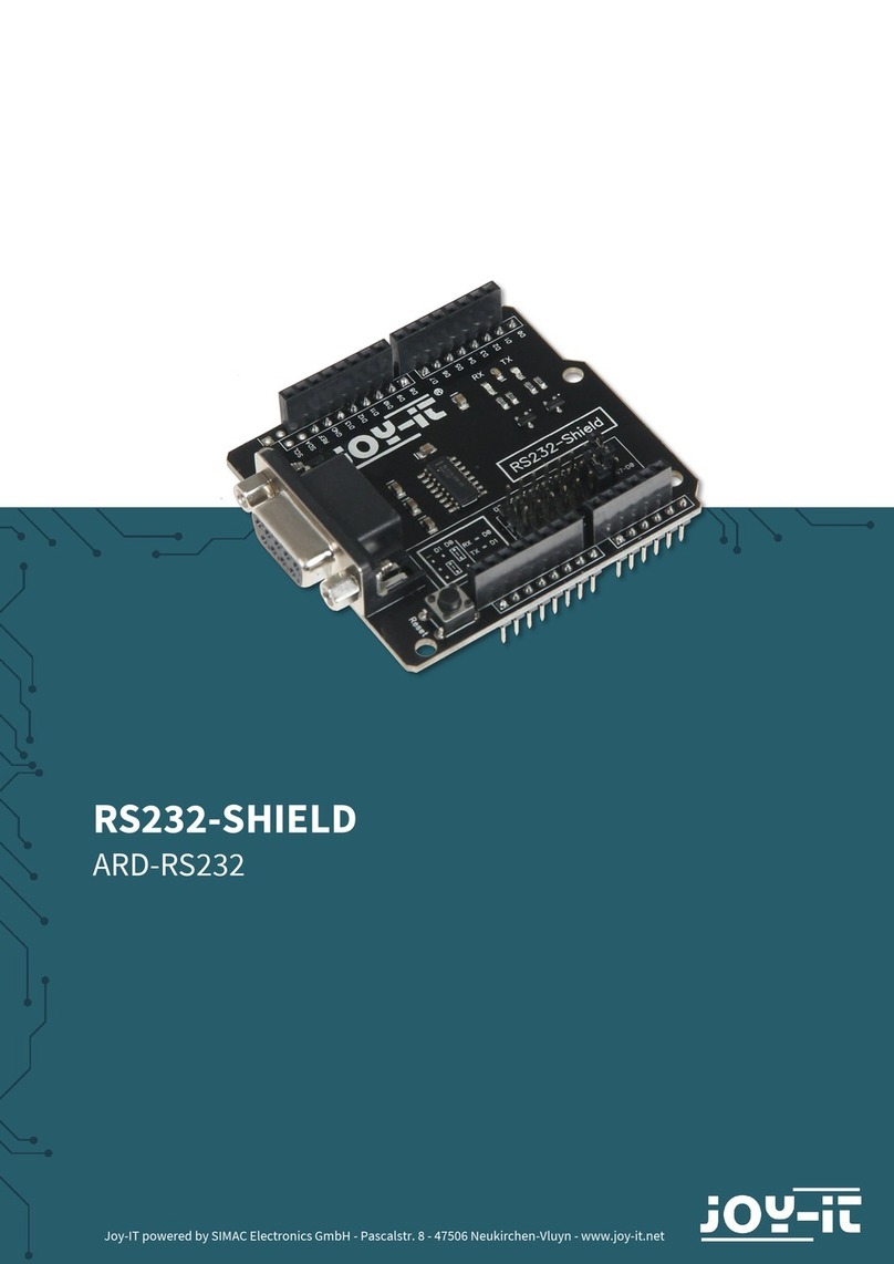 Joy-it RS232-SHIELD User manual